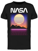 Nasa Geometric Sunset Men's T-shirt