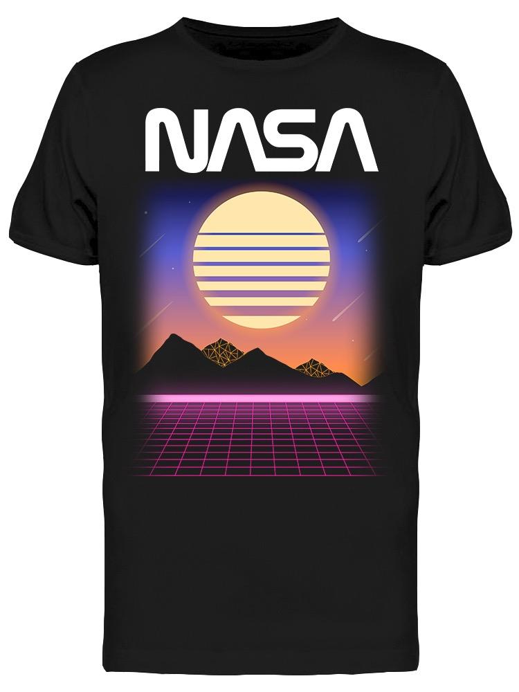 Nasa Geometric Sunset Men's T-shirt