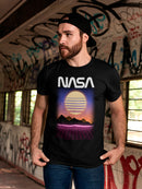 Nasa Geometric Sunset Men's T-shirt