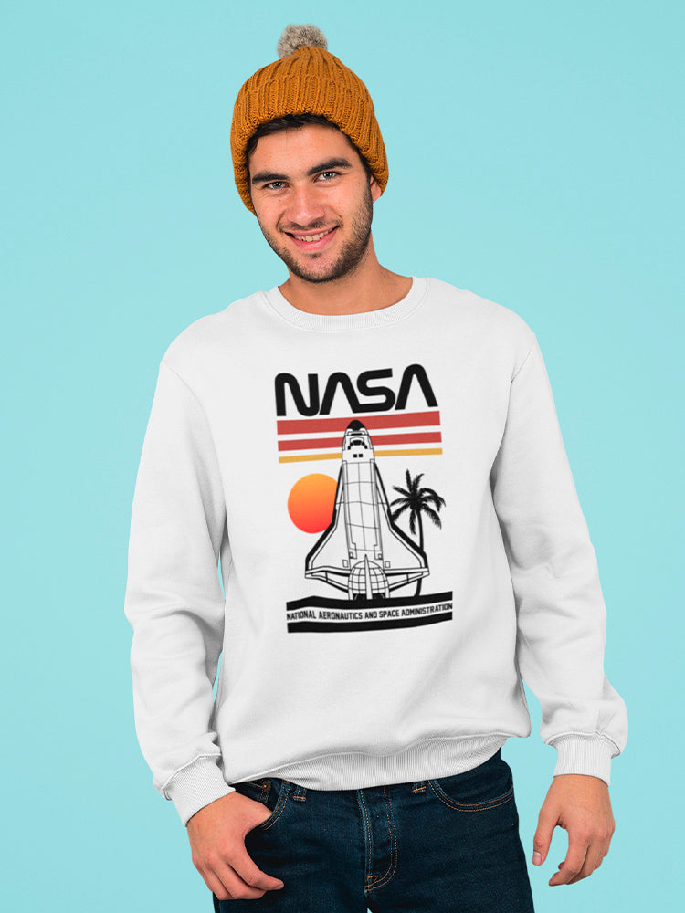 Nasa Space Ship Men's Sweatshirt