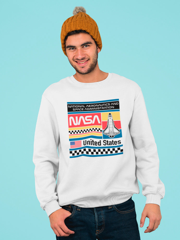 The Nasa In Washington D.c. Men's Sweatshirt