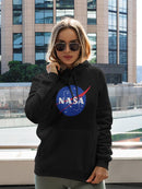 Nasa Logo Design Hoodie Women's -NASA Designs