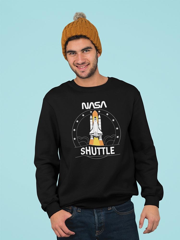 Nasa Shuttle Graphic Sweatshirt Men's -NASA Designs