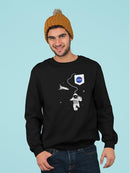 Nasa Space And Stars Sweatshirt Men's -NASA Designs