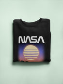 Nasa Retro Sunset And Grid Sweatshirt Men's -NASA Designs