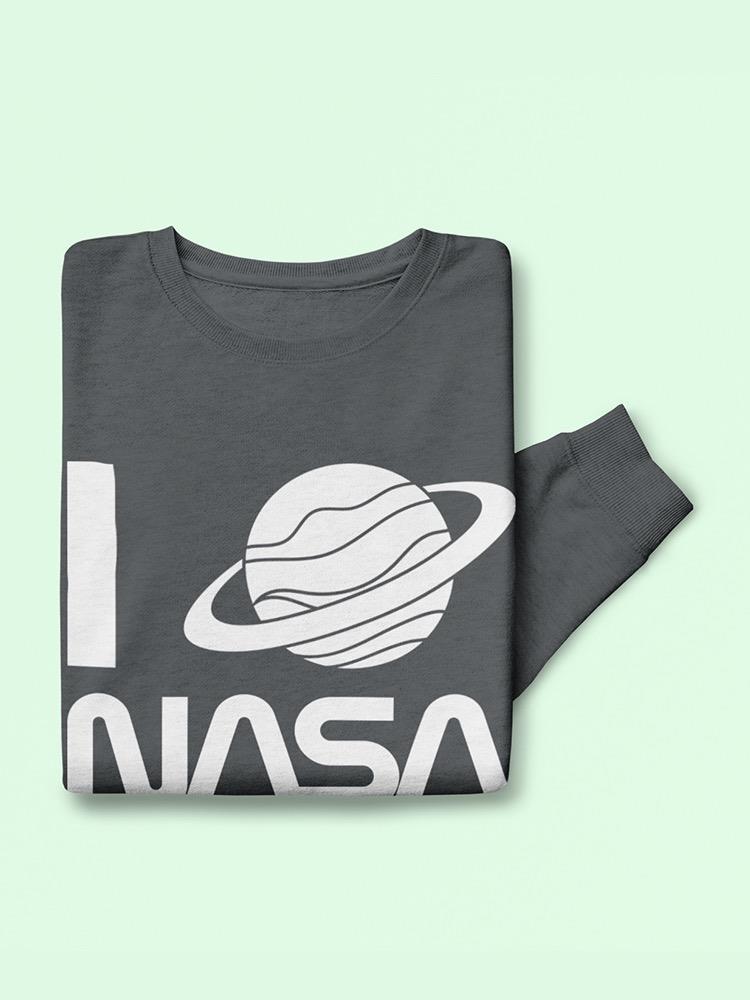 I Love Nasa Design Sweatshirt Men's -NASA Designs