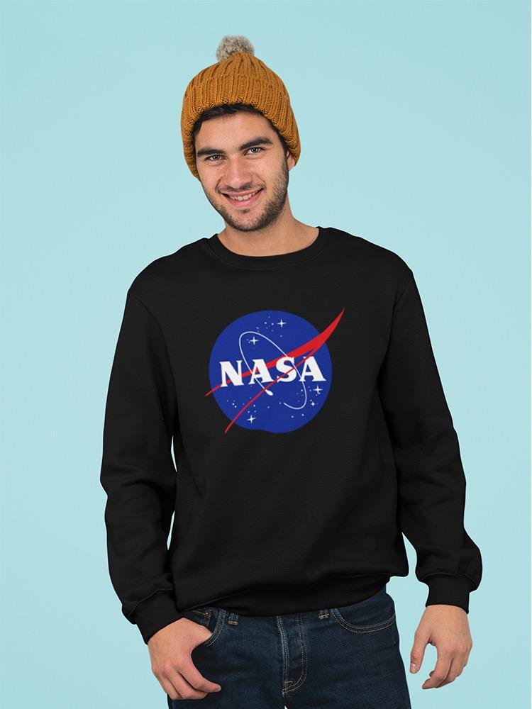 Nasa Space Logo Graphic Sweatshirt Men's -NASA Designs
