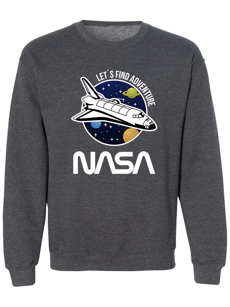 Exploring The Space  Sweatshirt Men's -NASA Designs