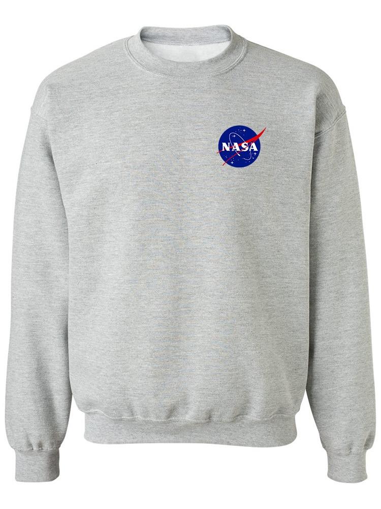 Nasa Small Logo Design Sweatshirt Men's -NASA Designs