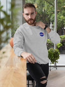 Nasa Small Logo Design Sweatshirt Men's -NASA Designs