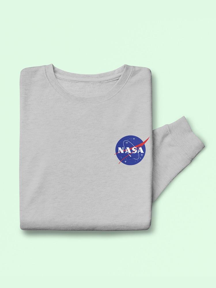 Nasa Small Logo Design Sweatshirt Men's -NASA Designs