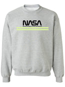 Nasa Greenish Stripes Sweatshirt Men's -NASA Designs