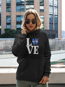Nasa Love Hoodie Women's -NASA Designs