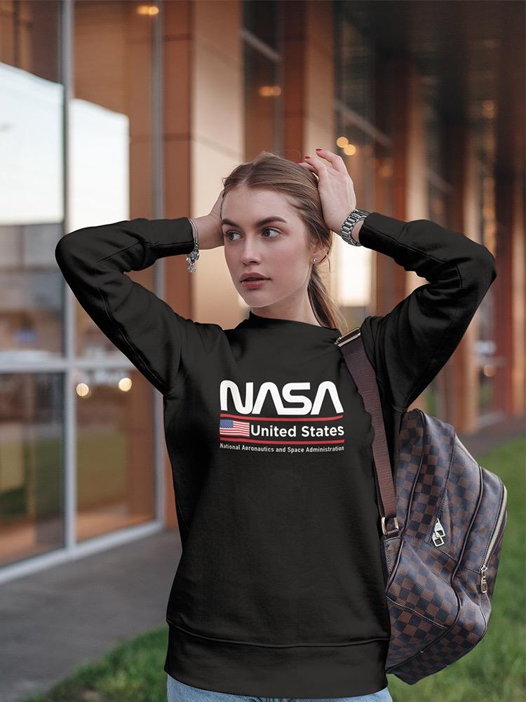United States Nasa Sweatshirt Women's -NASA Designs