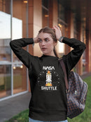 Nasa Space Shuttle Design Sweatshirt Women's -NASA Designs