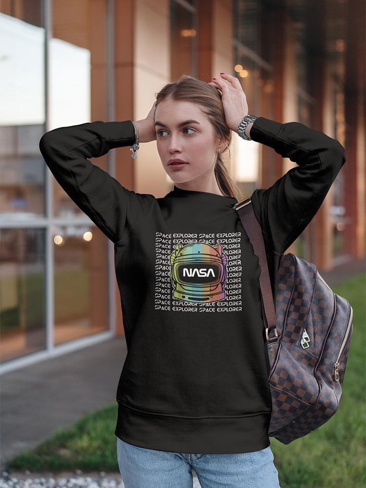 Nasa Space Explorer Design Sweatshirt Women's -NASA Designs