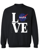 Nasa Love Slogan Sweatshirt Women's -NASA Designs