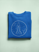 Nasa Space And Planets Sweatshirt Women's -NASA Designs