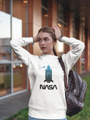 Nasa Ship On Space Sweatshirt Women's -NASA Designs