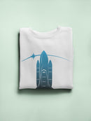 Nasa Ship On Space Sweatshirt Women's -NASA Designs