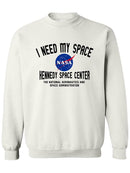 I Need My Space Nasa Quote Sweatshirt Women's -NASA Designs