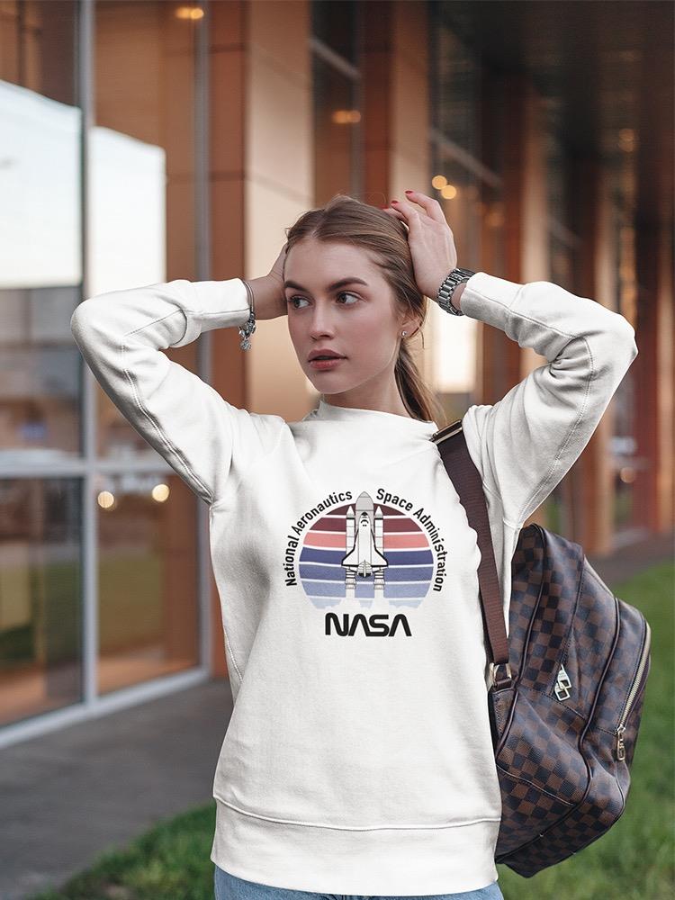 Nasa Spacecraft And Acronym Sweatshirt Women's -NASA Designs
