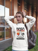 Nasa Sunset Design Sweatshirt Women's -NASA Designs