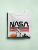 Nasa Sunset Design Sweatshirt Women's -NASA Designs