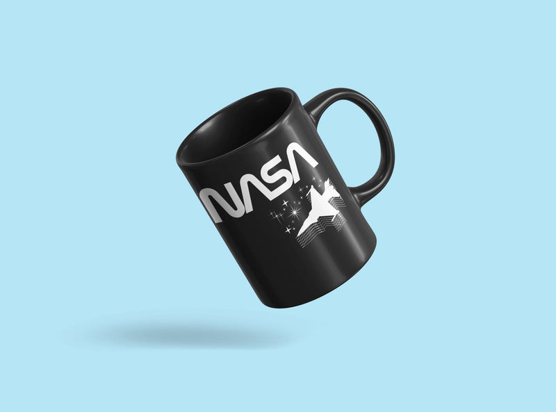 Nasa Plane And Stars Mug Unisex's -NASA Designs