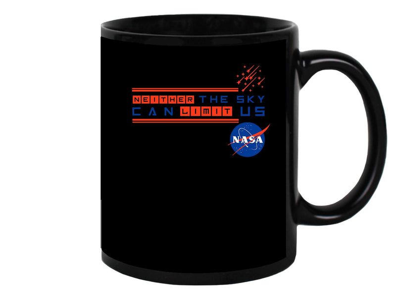 The Sky Cant Limit Us Mug Unisex's -NASA Designs