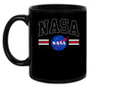 Nasa Text And Badge Mug Unisex's -NASA Designs
