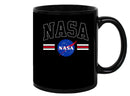 Nasa Text And Badge Mug Unisex's -NASA Designs