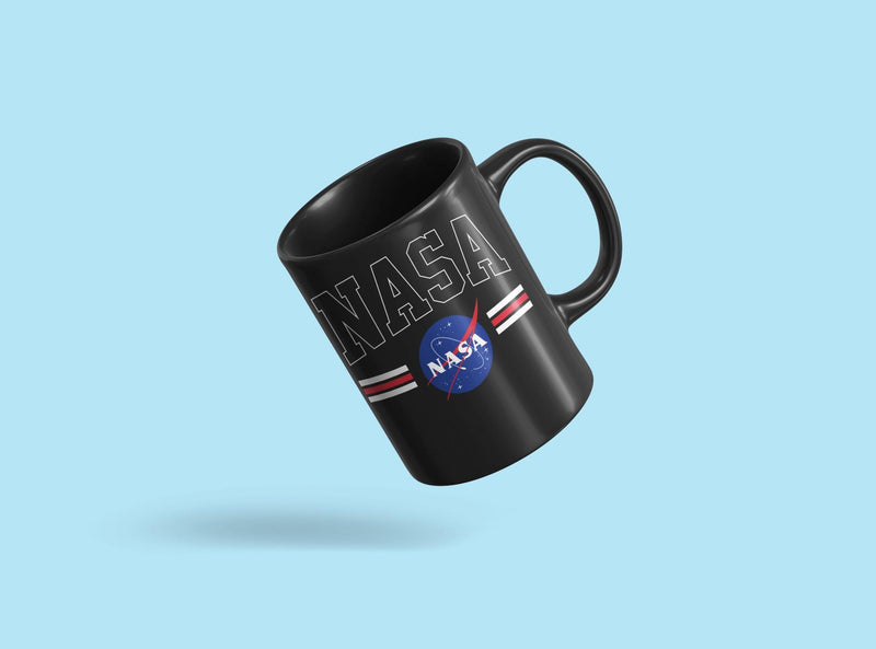 Nasa Text And Badge Mug Unisex's -NASA Designs
