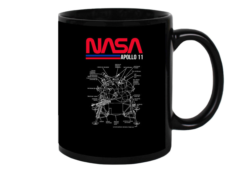 The Nasa Apollo 11 Mug Unisex's -NASA Designs