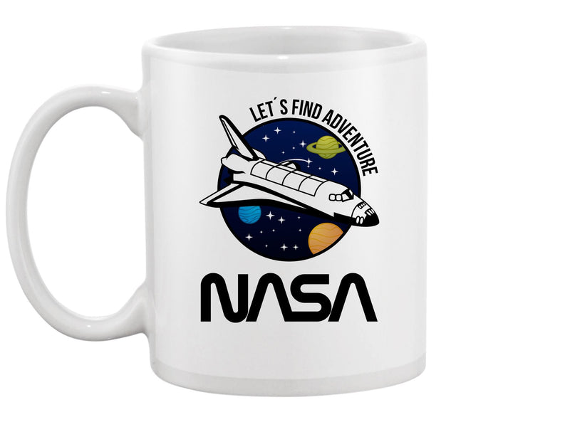 Nasa, Let's Find Adventure Mug Unisex's -NASA Designs