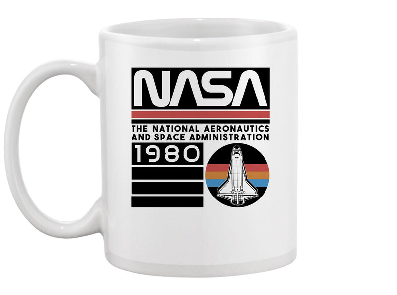 Nasa 1980 Rocket Ship Mug Unisex's -NASA Designs