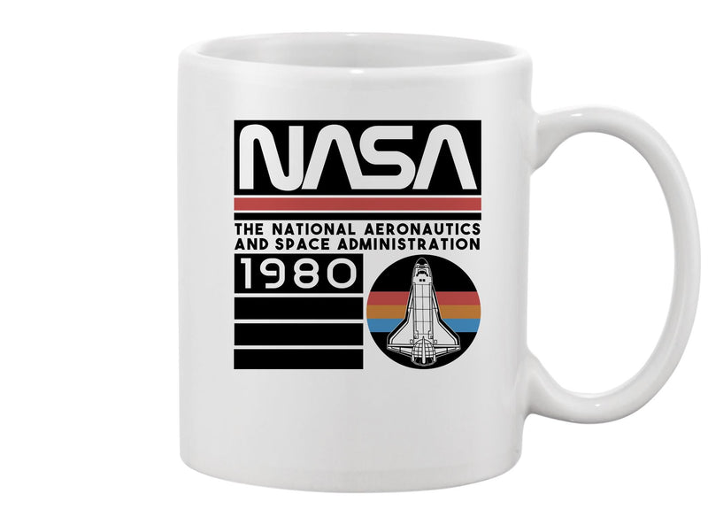 Nasa 1980 Rocket Ship Mug Unisex's -NASA Designs