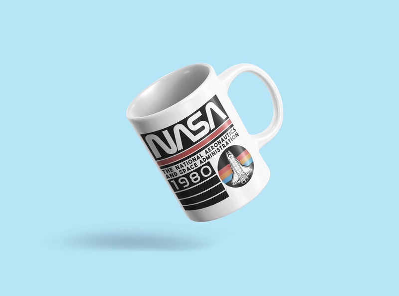 Nasa 1980 Rocket Ship Mug Unisex's -NASA Designs