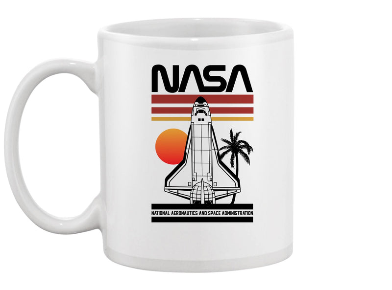 Nasa Rocket And Palms Mug Unisex's -NASA Designs