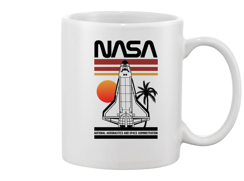 Nasa Rocket And Palms Mug Unisex's -NASA Designs