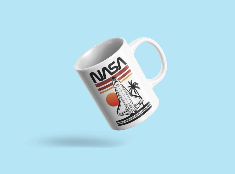 Nasa Rocket And Palms Mug Unisex's -NASA Designs