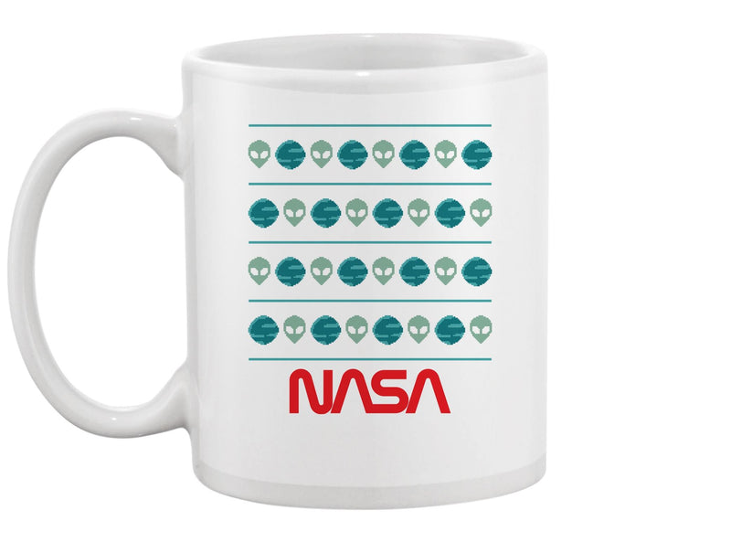 Nasa Alien Pattern Mug Unisex's -NASA Designs
