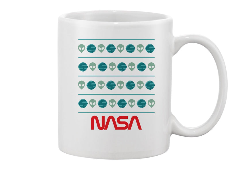 Nasa Alien Pattern Mug Unisex's -NASA Designs