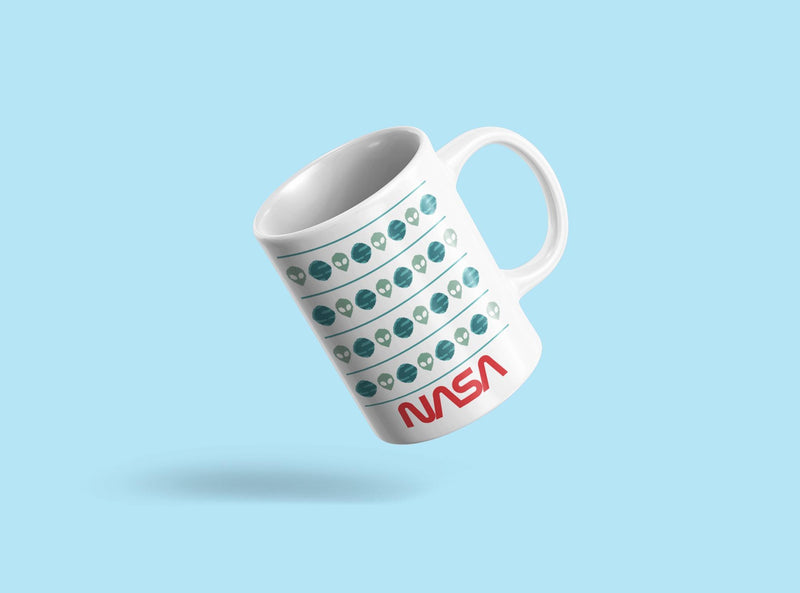 Nasa Alien Pattern Mug Unisex's -NASA Designs