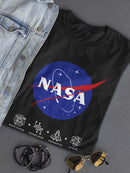 Nasa U.s. Components Women's T-shirt