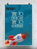 Rocket, Time To Poster - NASA Designs