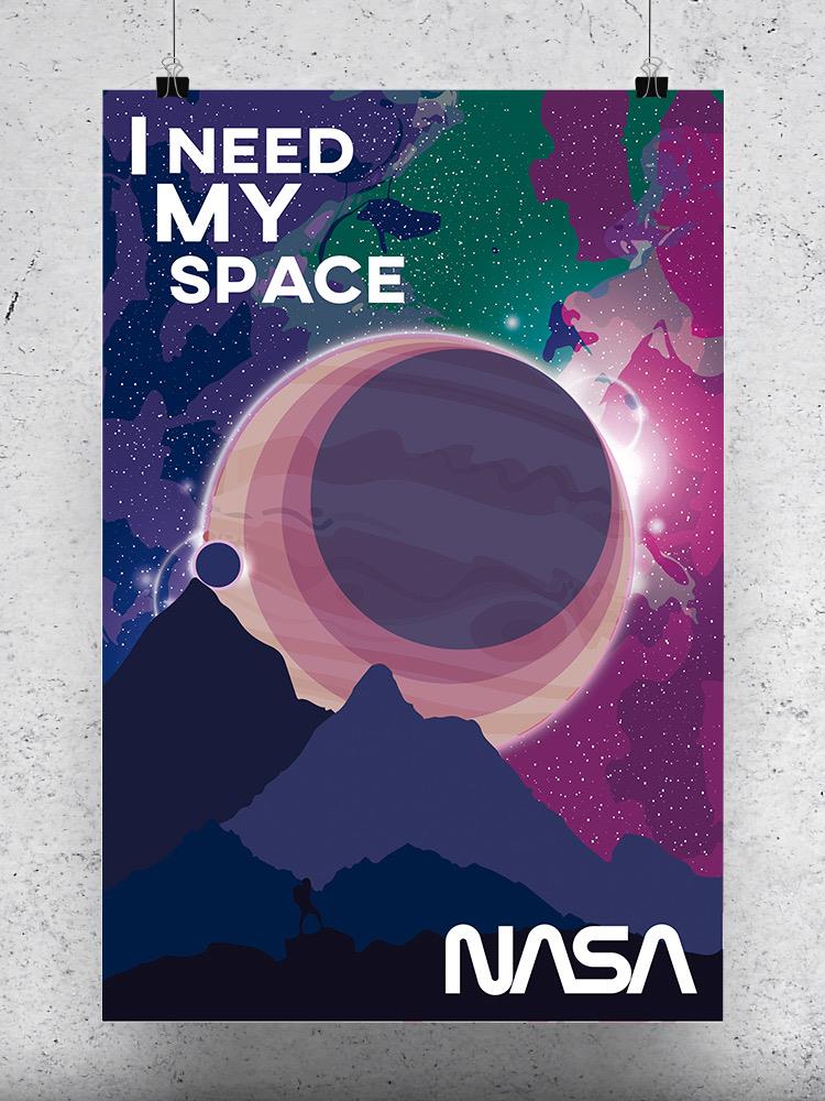 I Need My Space Aesthetic Art Wall Art -NASA Designs