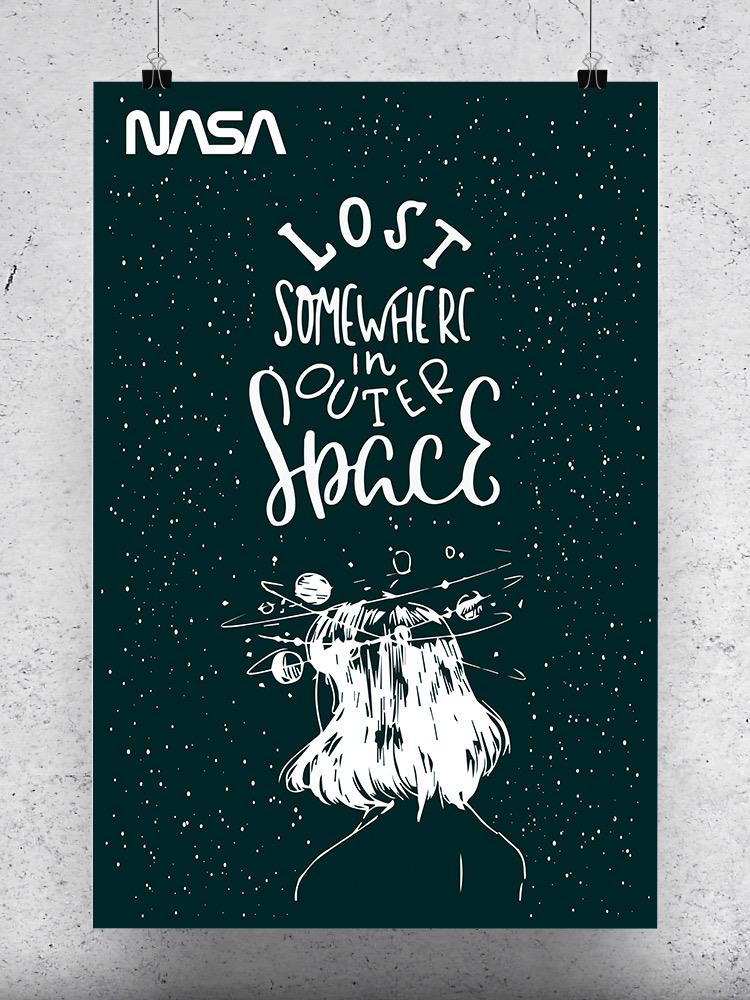 Lost Somewhere Outer Space Wall Art -NASA Designs