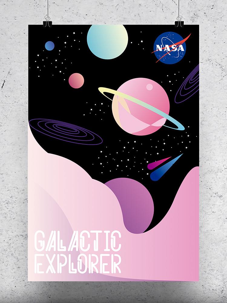 Galactic Explorers Retro Art Wall Art -NASA Designs