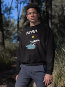 Nasa Space Shuttle Into Galaxy Sweatshirt -NASA Designs